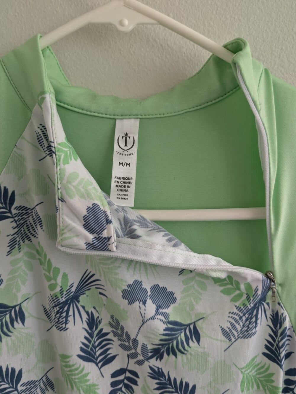 Tee Time Women's Sleeveless Golf Dress Moisture Wicking Size Medium - Picture 3 of 3